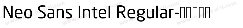 Neo Sans Intel Regular字体转换